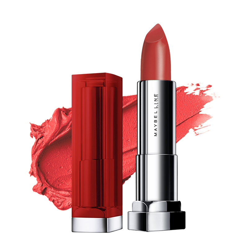 美宝莲(Maybelline)绝色持久唇膏 雾感哑光系列 R08PM 3.9g