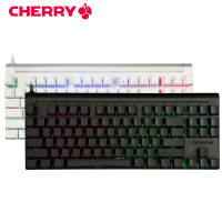 樱桃（CHERRY）旗舰店 MX Board 8.0 电竞游戏RGB 背光机械键盘87键 背光游戏机械键盘白色红轴