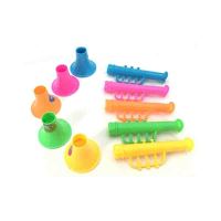 一套5个KID’S HOME TOYS 23405儿童小玩具可吹的双节小喇叭宝宝卡通塑料迷你喇叭吹乐器小礼物