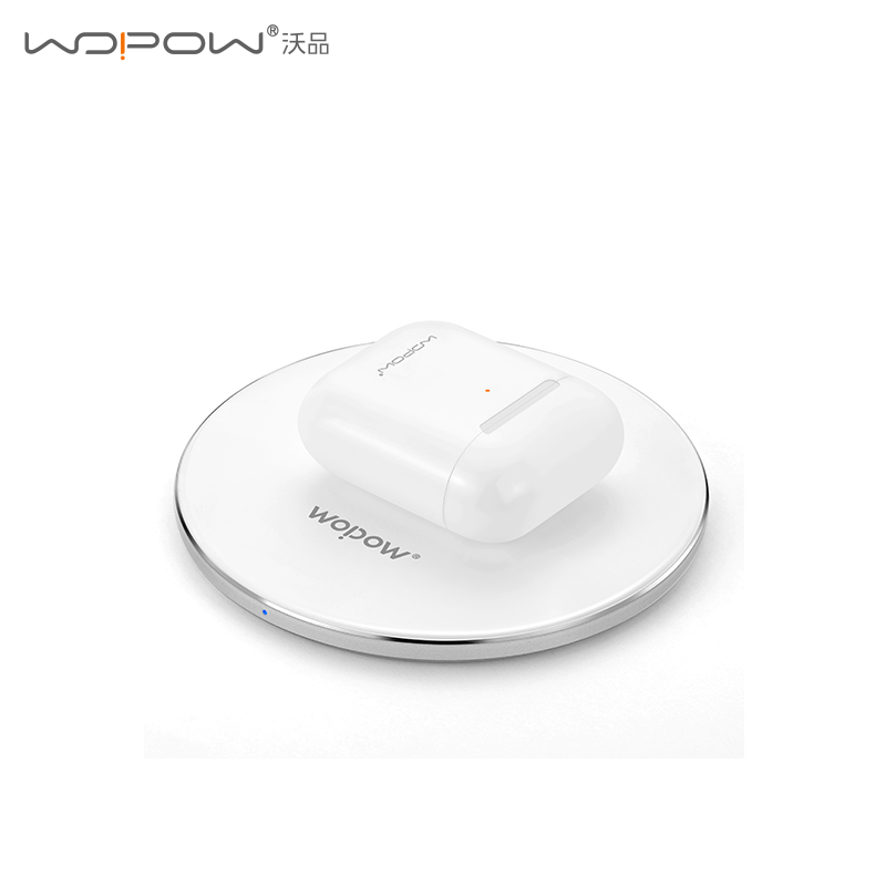沃品(WOPOW)MAX01真无线蓝牙耳机 智能触控 自动弹窗无线充版 安卓/苹果手机通用 白色