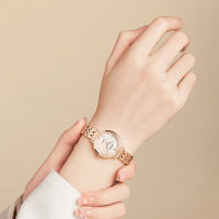 天王新品星辰系列时尚钢带女表珍珠母贝表盘优雅女士手表31275