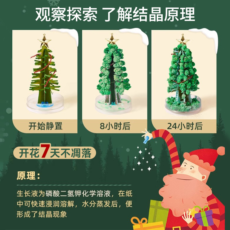 纸树开花圣诞树高清大图