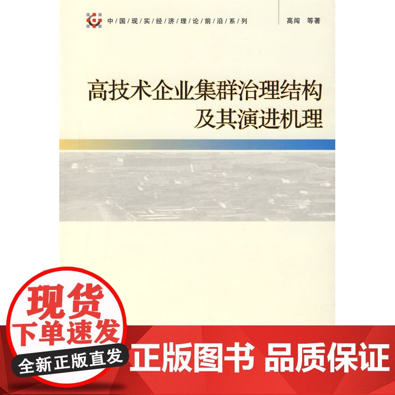 高技术企业集群治理机构及其演进机理高清大图