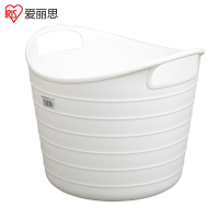 爱丽思IRIS 软质污衣篮环保硅胶衣物篮 脏衣篮 SBK-290N 桃色