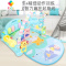 脚踏钢琴新生婴儿健身架器宝宝男女孩音乐益智玩具0-1岁3-6个月12真智力 [加大护栏款]电池款 粉