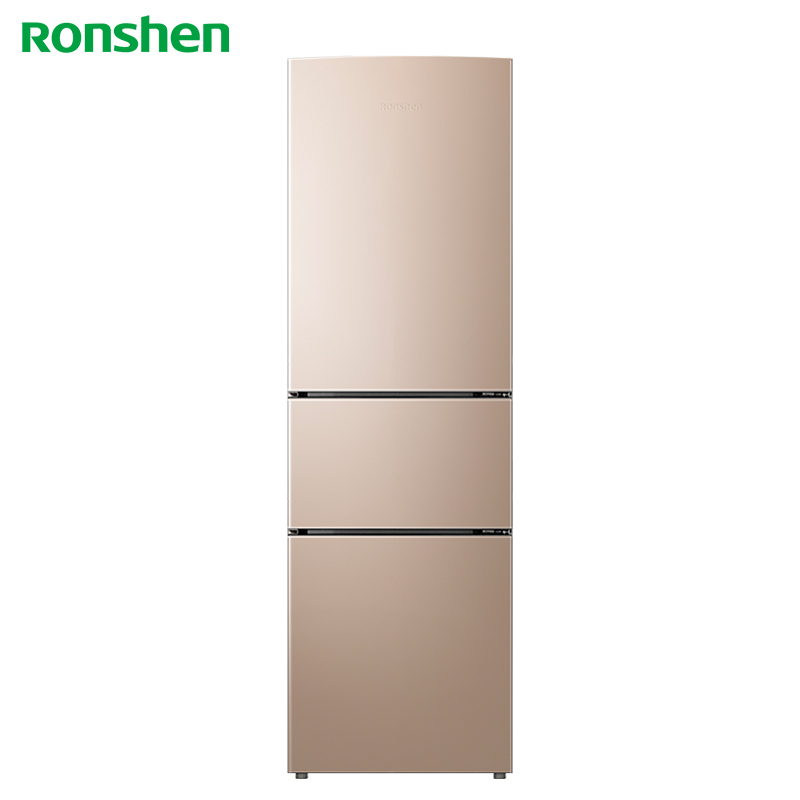 容声(Ronshen)206升 三门式三开门电冰箱 小型租房宿舍 家用 节能省电 冷冻冷藏