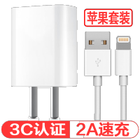 奥多金 [苹果套装]5V2A快速充电器头加苹果2A数据线 苹果iPhoneX/8/7/6s/5SE/iPad等通用