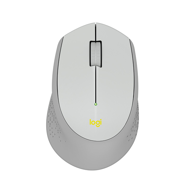 罗技(Logitech)M280无线鼠标 台式电脑笔记本电脑USB接口接收器无线光电家用游戏商务便携舒适办公鼠标 灰色