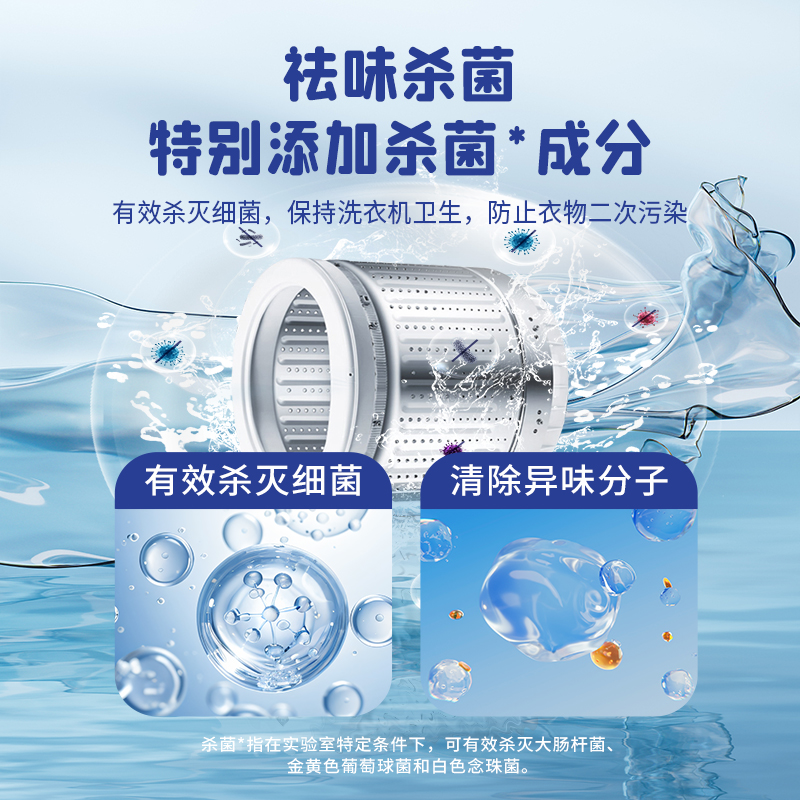 锦怡洗衣机清洁剂一盒装+onefull除霉啫喱一支装高清大图