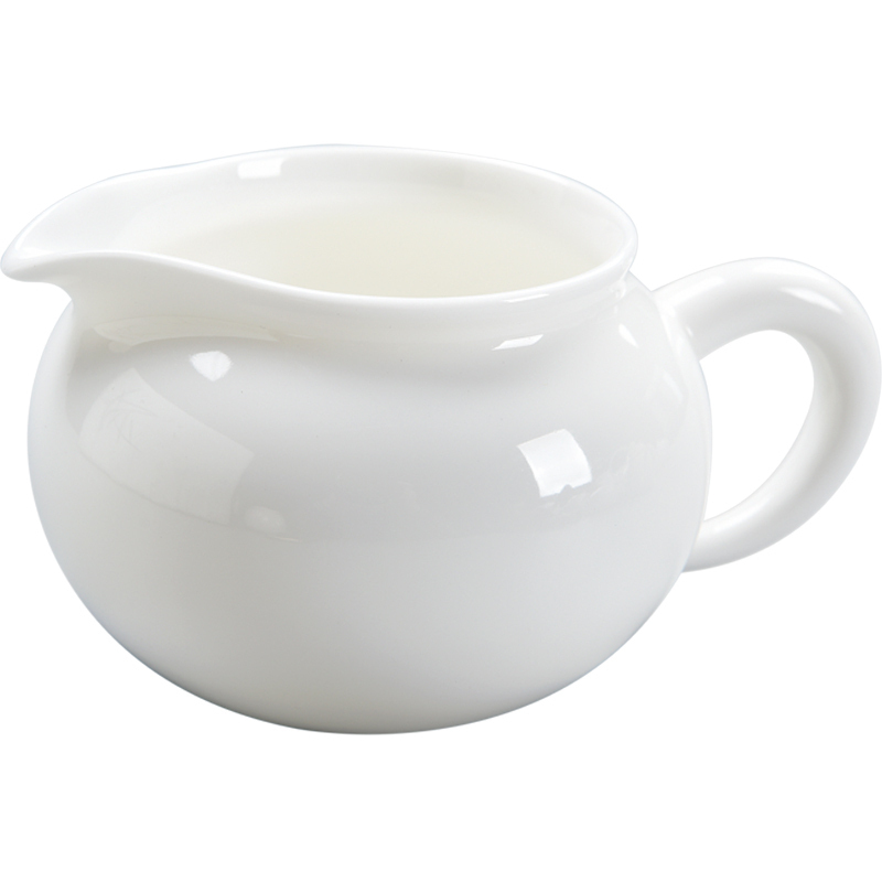 美帮汇德化白瓷公道杯功夫茶具茶海 茶道分茶杯脂白分茶器陶瓷公杯高清大图