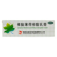 白敬宇 樟脑薄荷柳酯乳膏 10g 头痛 头昏 虫叮 蚊叮 消肿止痛