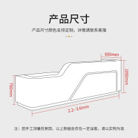 绵冠MIANGUAN烤漆前台接待台公司迎宾办公桌高低吧台简约现代美容院收银台