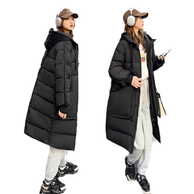 棉服棉衣女外套2024秋冬新款面包服中长款设计感显瘦通勤百搭时尚高清大图