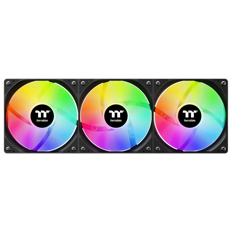 TT枭龙360 一体式CPU水冷散热器 黑色(ARGB风扇/360冷排/支持LGA1700)台式电脑CPU散热器高清大图