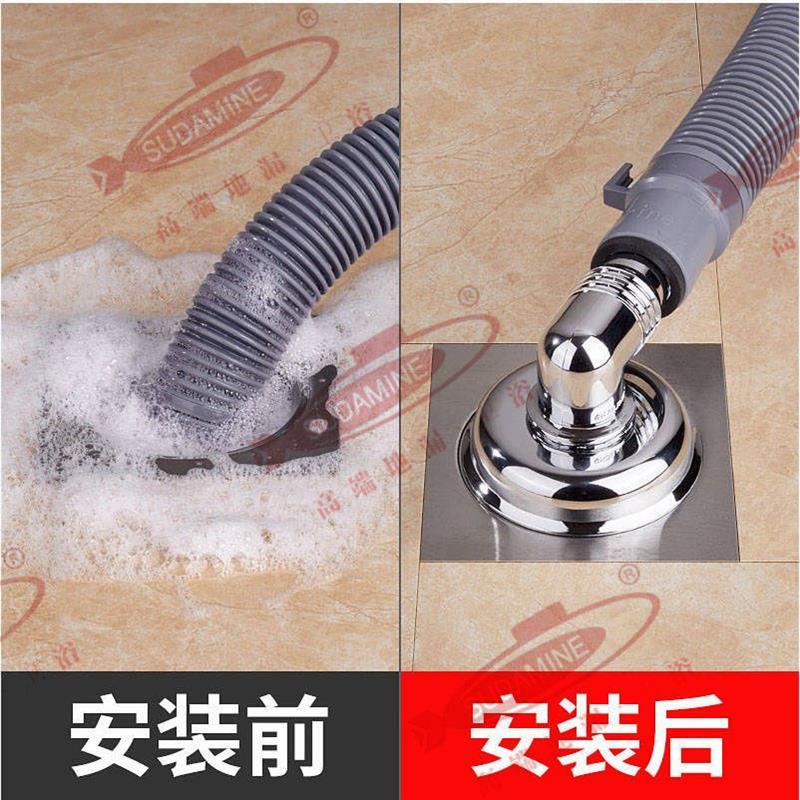 地漏防臭盖防溢水反味洗衣机专用排水管三通密封圈下水管接头弯头|升级款:Y型防臭接头(带防臭芯)