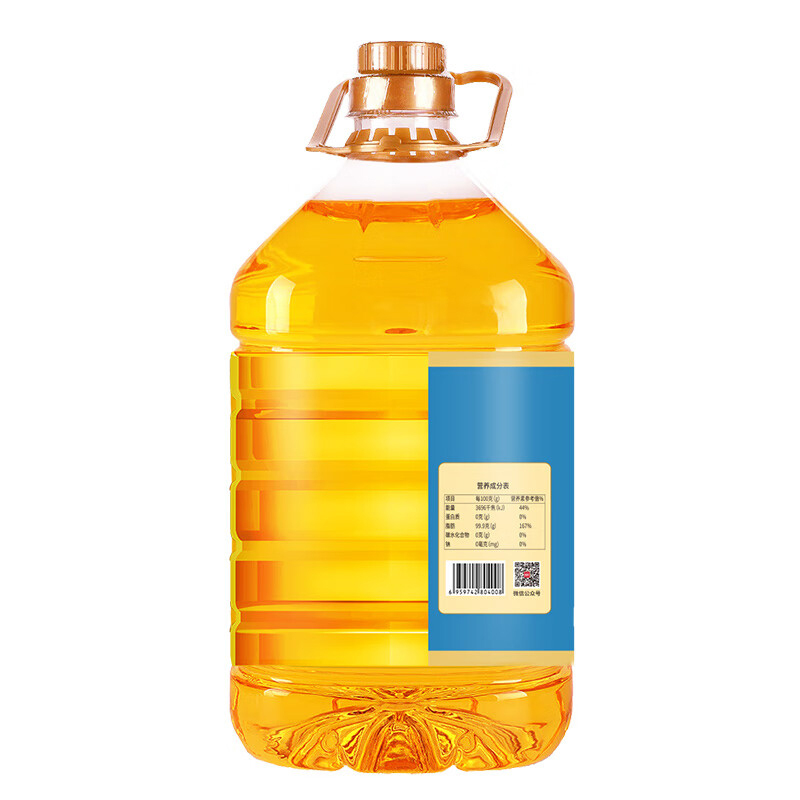 裕道府葵花油传统工艺压榨浓香浓郁纯正持久食用油炒菜5L高清大图