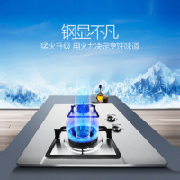 万和(Vanward) B6-B338XW-12T 燃气灶具 不锈钢台嵌两用台灶 4.2KW火力 天然气 煤气灶