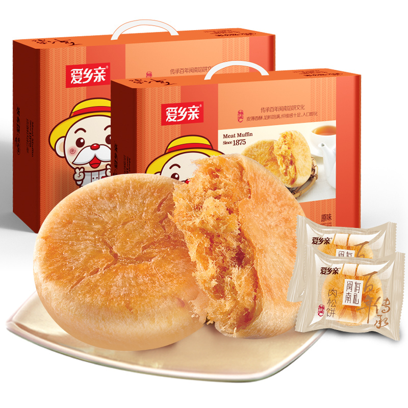 爱乡亲肉松饼1000g2
