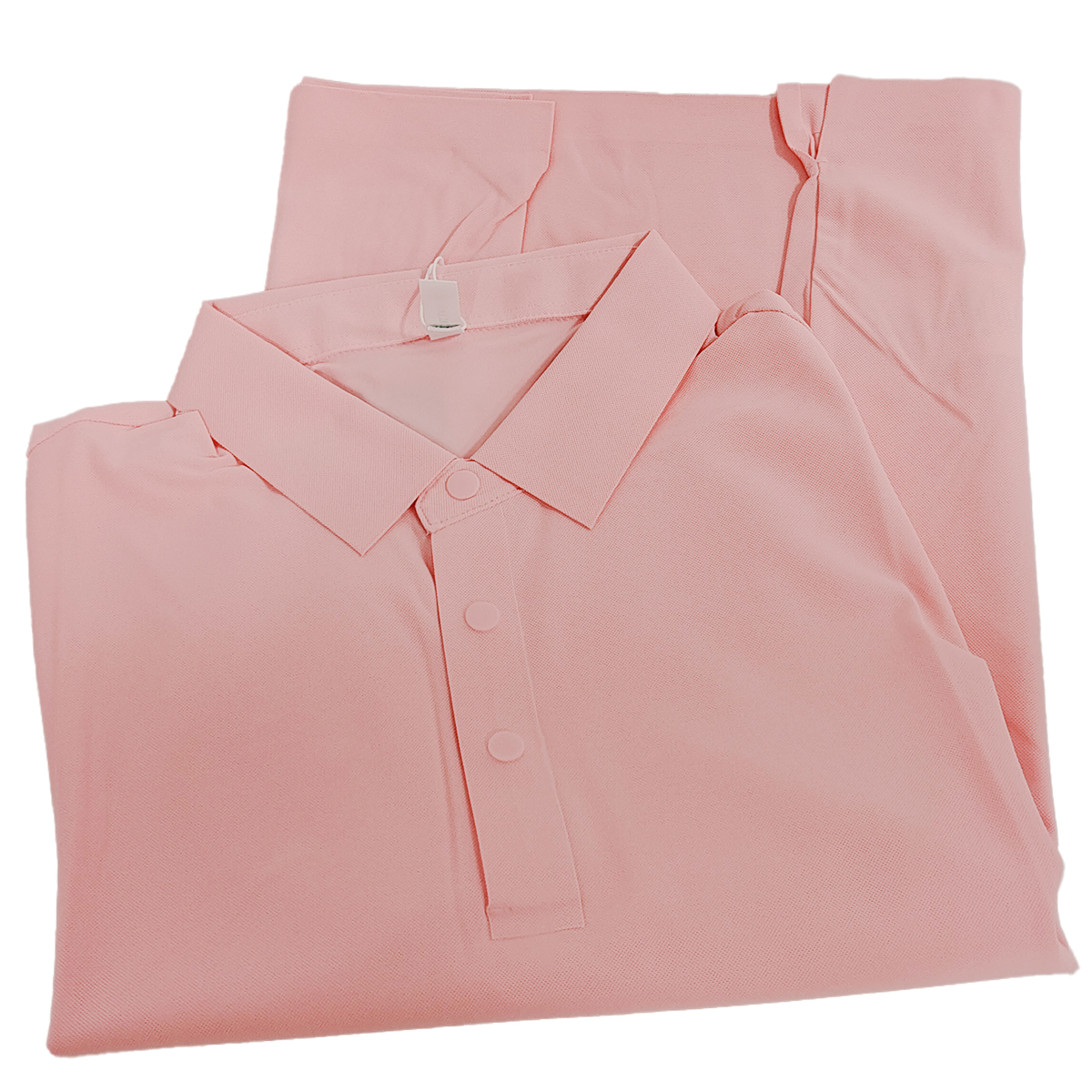 鸽护 短袖POLO定制 抗皱粉色 件高清大图