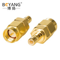 博扬 高频射频同轴转接器50欧 SMA公转SMB公转换器 1个装 BY-SMA/SMB-JJ