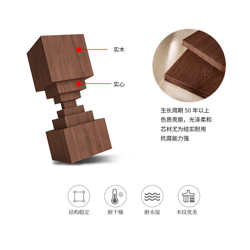 百特尚优 实木床头柜 标准 BT-CT11 个图片