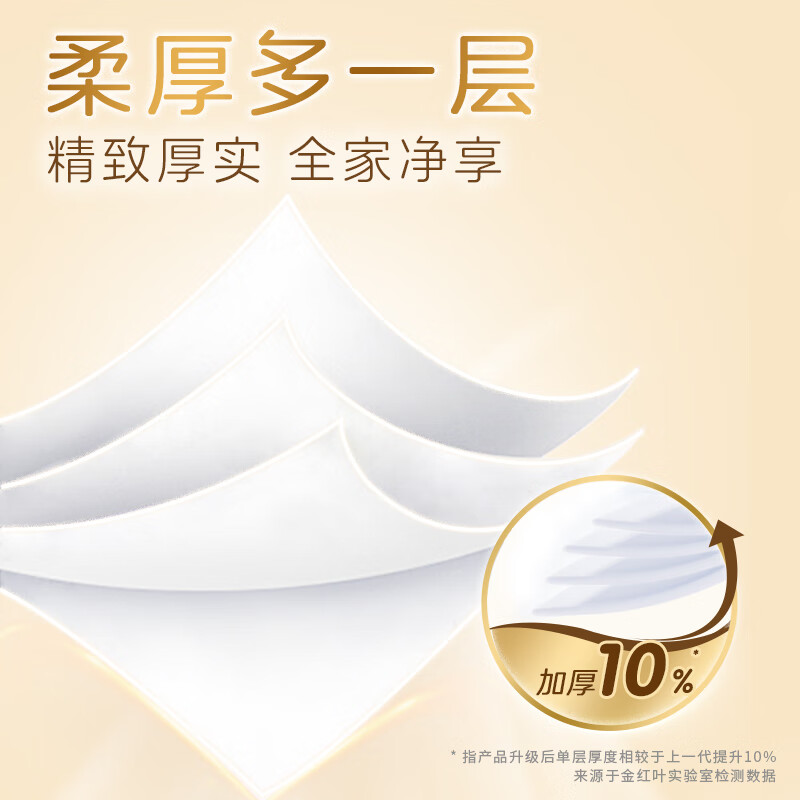 清风原木金装无芯卷纸(138*150*4层100克)*10卷/提*4提/箱高清大图