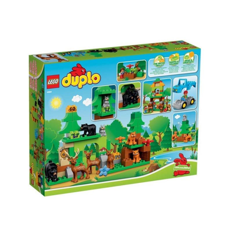 乐高（LEGO）Duplo得宝系列 森林主题野生公园 积木拼插塑料玩具10584 2-5岁 100-200块