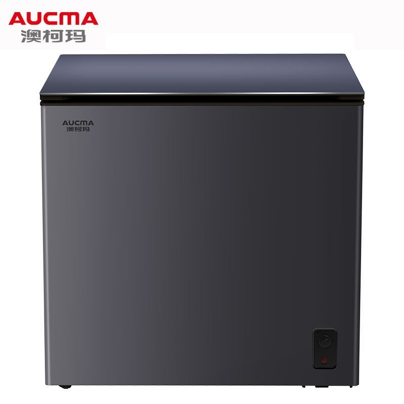 预售澳柯玛(AUCMA)家用冰柜单温冷藏冷冻转换卧式节能一级能效微霜商用冷柜小型玻璃门 BC/BD-201GX减霜80%