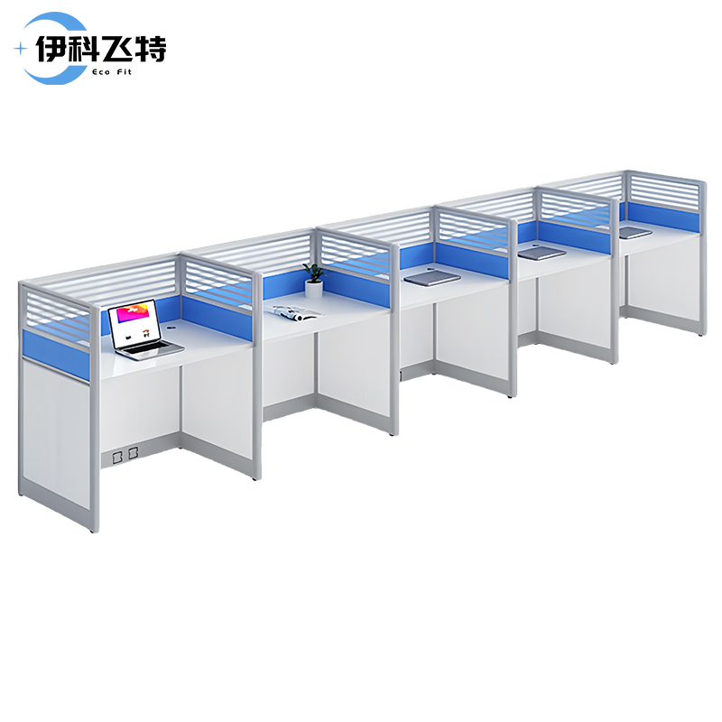 伊科飞特隔断办公桌4192*564*1100mm张高清大图