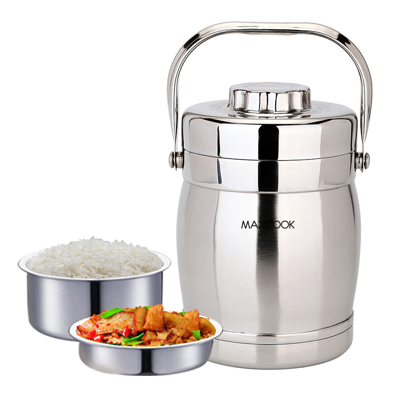 美厨 MCST-1.5 304不锈钢保温提锅饭盒 1.5L (单位:个)