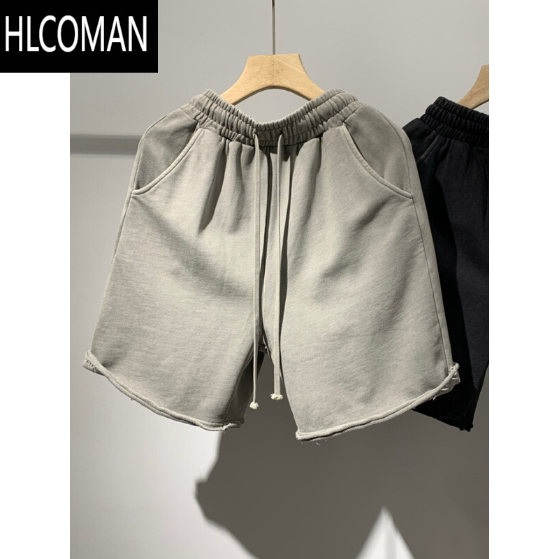 HLCOMAN水洗高品质毛圈男士运动短裤净版通勤百搭潮流休闲夏季五分裤