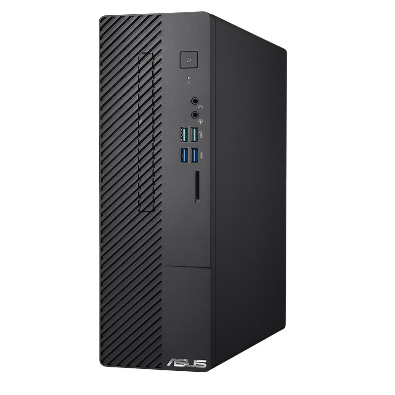 华硕(ASUS) 碉堡S5台式电脑 23.8英寸大屏显示器高清 家用办公高性能商务 电脑台式机主机套机 (I3-10105 8G 1T+256G WIN10)