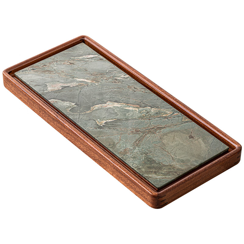 苏氏陶瓷/SUSHI CERAMICS JA11 九龙壁花梨木茶盘可干泡可排水功夫泡茶台茶托66*30cm