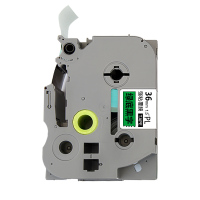 艾洁 标签带36mm绿底黑字PL-761 适用兄弟 PT-1010;1100CH;1280;TZe-761标签机色带