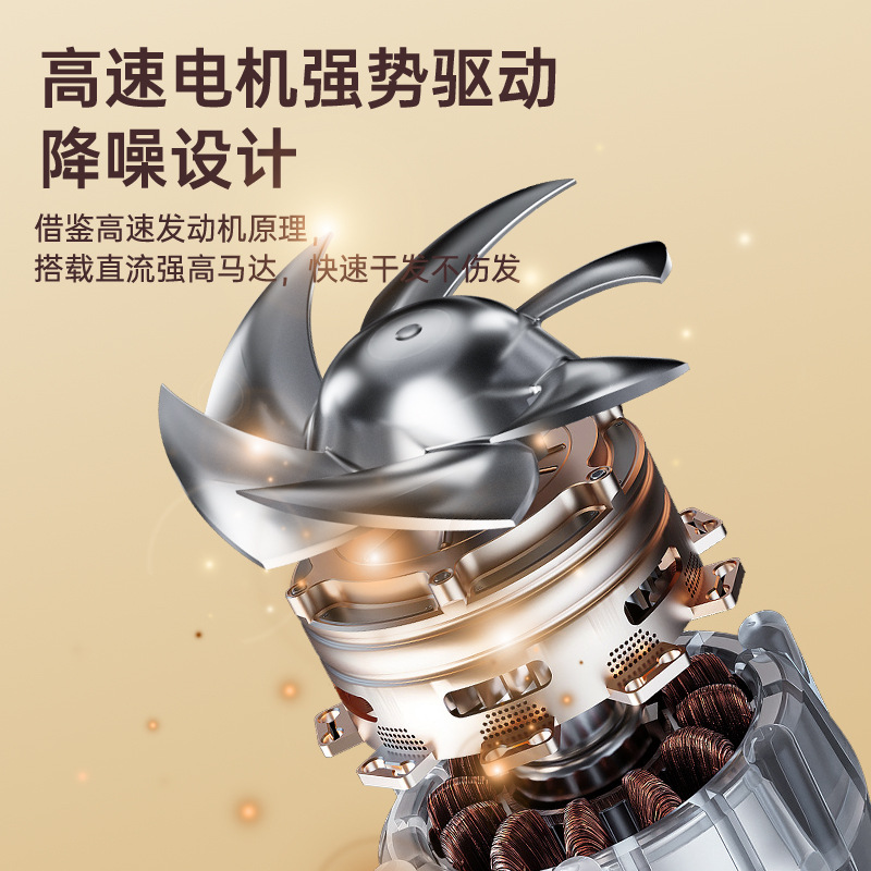 高速吹风机家用酒店宿舍学生高颜值礼盒送礼大风力速干电吹风毛巾4298高清大图