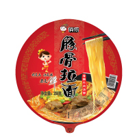俏侬豚骨拉面(香辣牛肉) 256g/盒 微波炉加热即食方便速冻面条