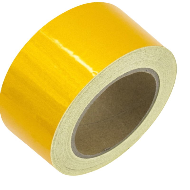 途务 反光警示胶带 黄色宽10cm*25m 卷高清大图