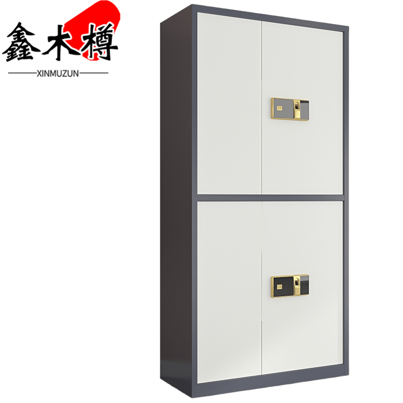 鑫木樽指纹文件柜通双节个高清大图