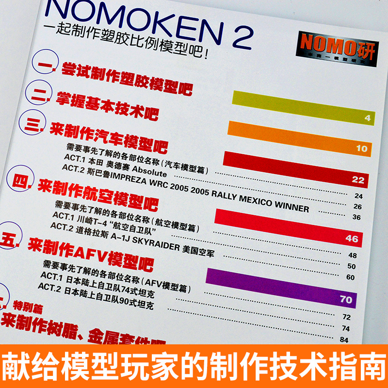 [正版]模工坊 NOMOKEN2 野本宪一模型研究所 汽车飞机坦克战车fav模型制作技法指南工具塑胶模型组装改造修饰与高清大图