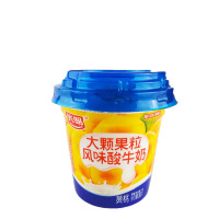 光明 大颗果粒风味酸牛奶草莓包邮 草莓果粒酸奶260g*6杯