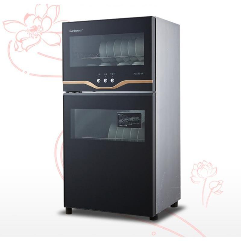 康宝(canbo) XDZ80-VA1 家用立式双门高温厨房商用大容量餐具消毒碗柜 80L