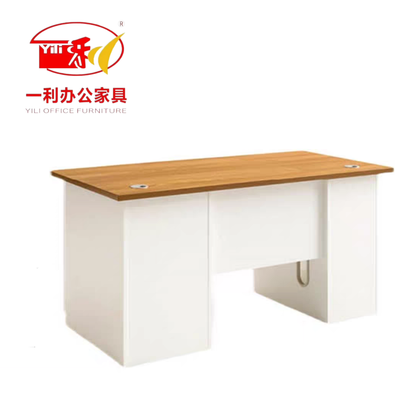 一利办公桌/电脑桌 YL-MQ141 /1400mm*700mm*750mm 张高清大图