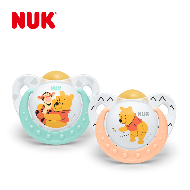 NUK安睡型迪士尼维尼乳胶安抚奶嘴(18-36个月)花型随机高清大图