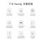 小狗(PUPPY)家用无线挂式充电吸尘器 T10 young