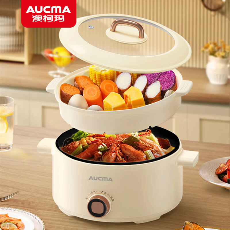 澳柯瑪多功能电火锅AHG-30HY1高清大图