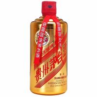 贵州茅台酒 飞天茅台 华致金 53度酱香型金茅台 500ml单瓶装白酒