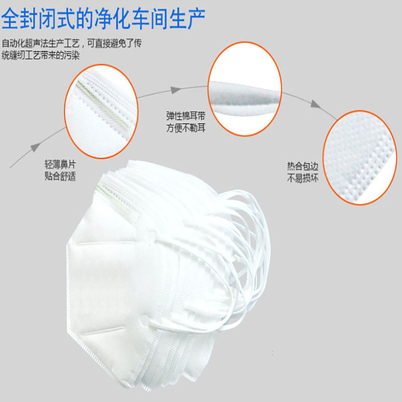 一次性折叠N95口罩 JIHE 50只/盒