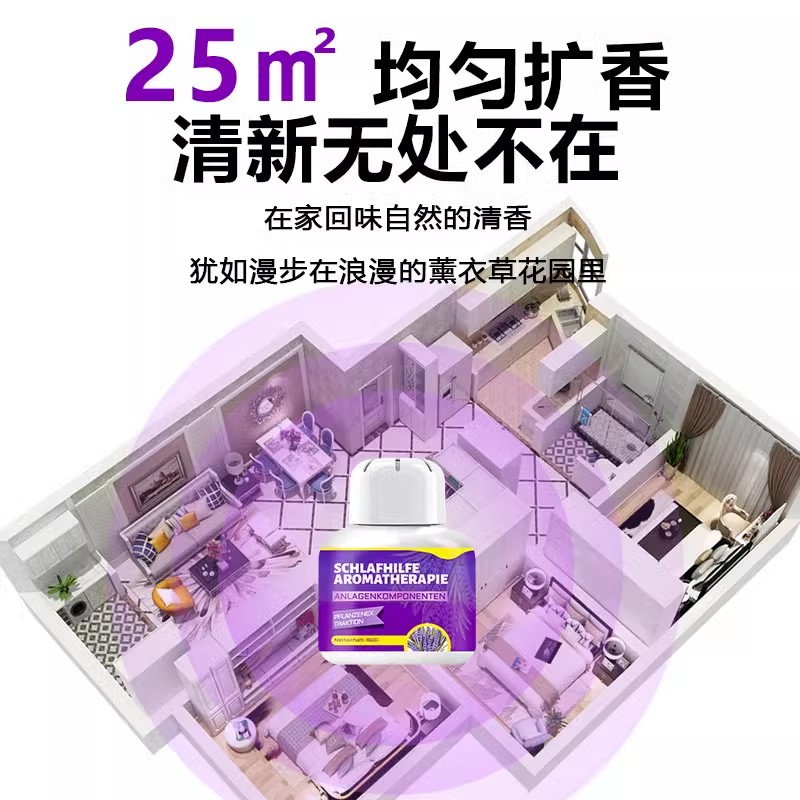 薰衣草香薰厕所卫生间除臭神器家用卧室内持久留香房间空气清新剂高清大图