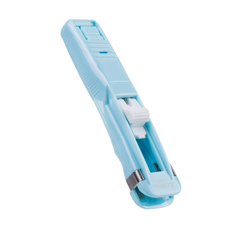 齐心 B3395 推夹器 莫兰迪蓝高清大图