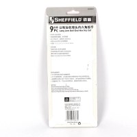 钢盾S050007 9件套公制加长球头内六角扳手套装1.5-10mm